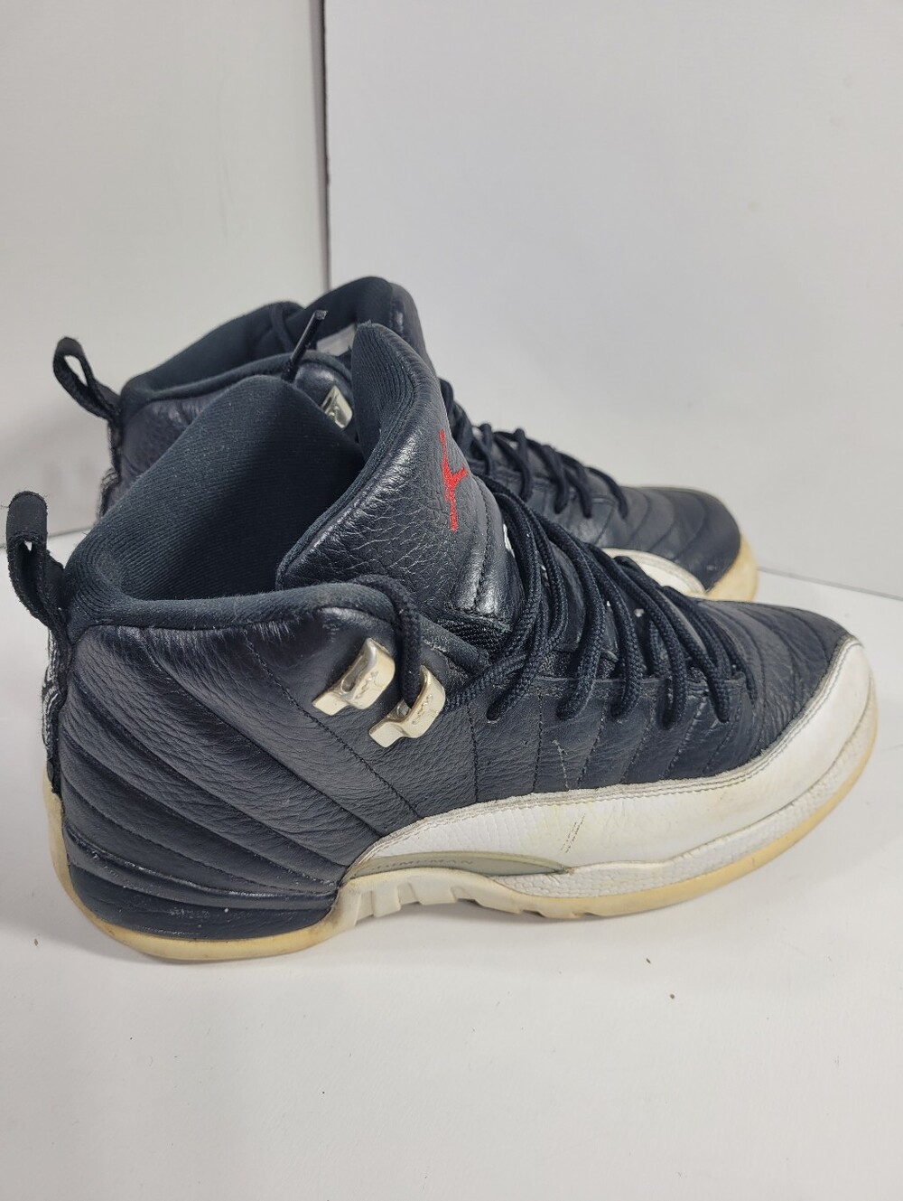 Nike Air Jordan 12 Retro Playoffs 2022 Black White 153265-006 Size 7Y Youth GS